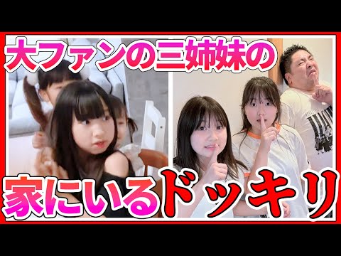 【ドッキリ】大ファンの3姉妹の家にいるドッキリしたら最後まさかの逆ドッキリされた？ - はねまりチャンネル