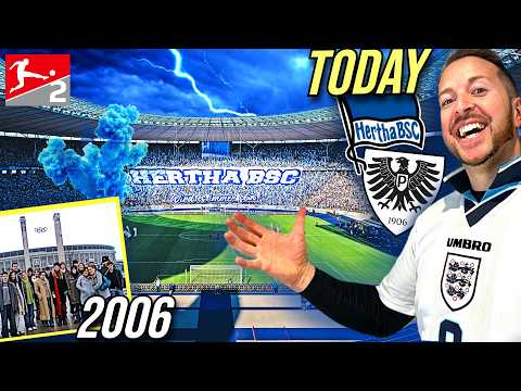 English Fan Experiences OLYMPIASTADION 🤩 Hertha v Münster Stadion Vlog