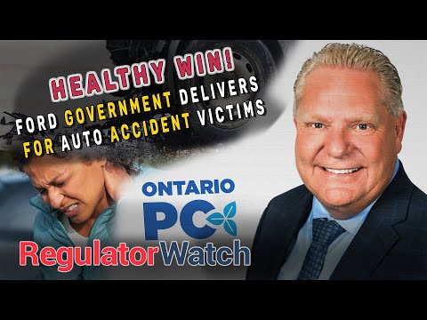 HEALTHY WIN | Ford Government Delivers for Auto Accident Victims | RegWatch