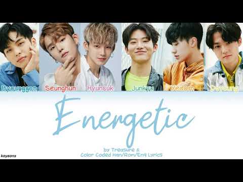 TREASURE A (트레저 A) - Energetic (Wanna One) [가사/Color Coded/Han|Rom|Eng Lyrics]