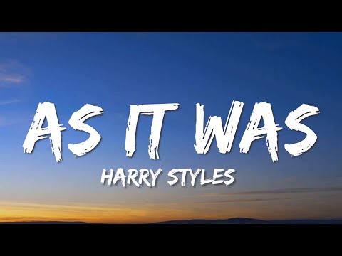 Harry Styles - As It Was (Lyrics)