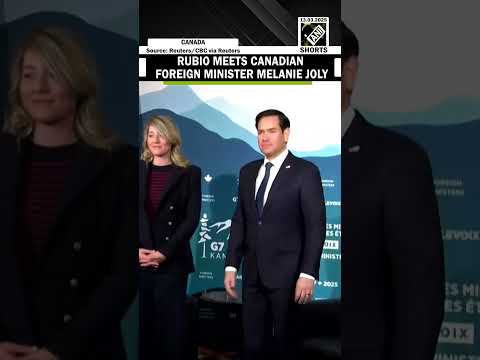 Marco Rubio Meets Canadian Foreign Minister Melanie Joly on the sidelines of G7 Summit