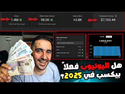 اليوتيوب بقى أسهل من تيك توك ❗ هتكسب فلوس زى الرز من اليوتيوب في 2025❗لازم تفهم كدا