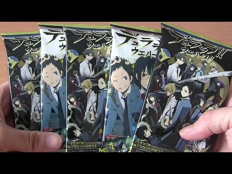 デュラララ!! ウエハース  開封 「美麗プラカード ！！」  DURARARA!! wafer