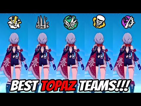 5 Variations of Best Topaz Teams 🍑 | Honkai: Star Rail