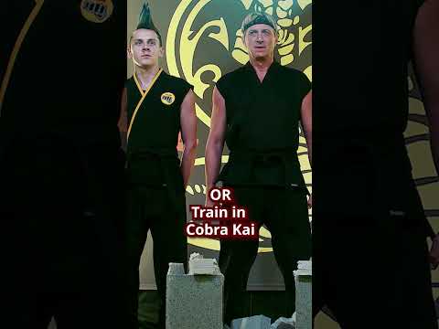 Would You Rather...Cobra Kai Edition! Netflix dojo time #shorts