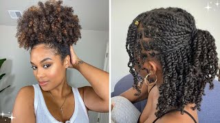 Cute natural hairstyles | Protective hairstyle compilation