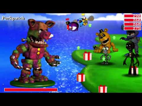 FNAF WORLD UPDATE 1 Normal Mode - FULL GAME (2/2) - No commentary