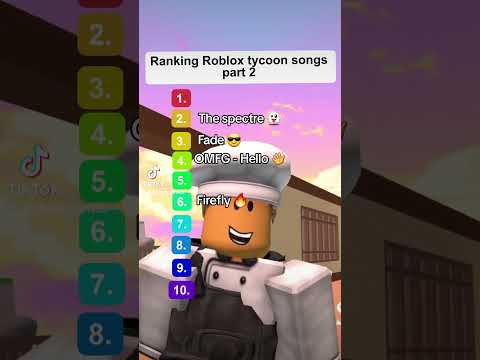 Ranking Roblox TYCOON songs part 2. Which is your favorite? #roblox #restauranttycoon2