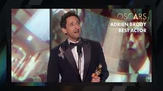 Adrien Brody Wins Best Actor | 97th Oscars Speech (2025)