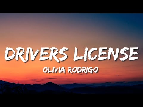 Olivia Rodrigo - drivers license (Lyrics)