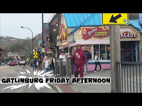 GATLINBURG FRIDAY CROWD. Trip to the HOSPITAL...AGAIN...