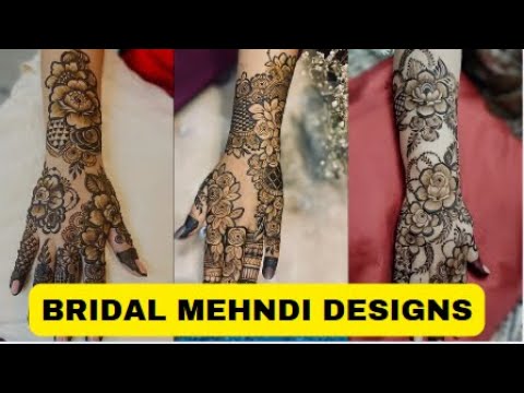 New Bridal Mehndi Design| New Simple & Easy Mehandi Design| Mehendi Ki Dizain| Bridal Henna Designs