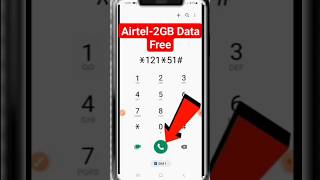 Airtel Free Data 🤔 | 2GB Data Free || Airte Free Data Code #shorts #airtelfreedata #airtel