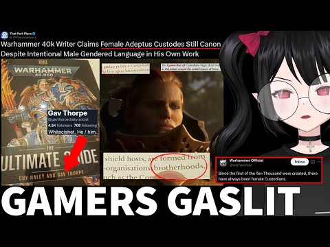 Author GASLIGHTS Gamers With Shameless Warhammer Retcon