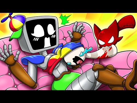 Mr.Fun Computer Turn into a ROBOT GIRL Origin Story🎉~Mroona x Wyrum~| Incredibox Sprunki Animation