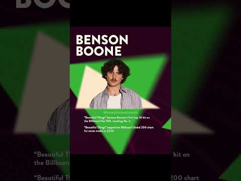 Congrats On Being (Best New Artist) @BensonBoone! ❤️ #bensonboone #bennyboonesdomain #bestnewartist