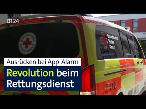 Rettungsdienst-Revolution: Freiwillige Helfer rücken bei App-Alarm aus | Abendschau | BR24