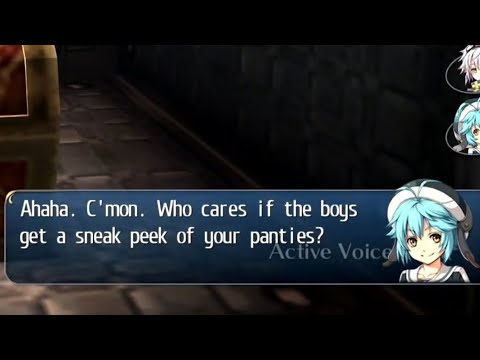 Trails Of Cold Steel (1 to 4) Air Duct Upskirt Jokes [The Legend of Heroes]