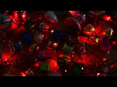 Christmas Tree Lights Blinking | 4K Relaxing Screensaver