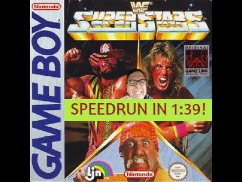 WWF Superstars Speedrun in 1 minute 39 seconds (Game Boy)