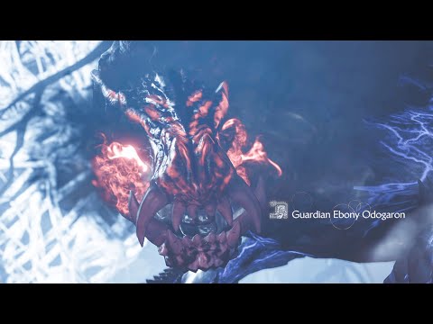 Guardian Ebony Odogaron Intro Cutscene Monster Hunter Wilds