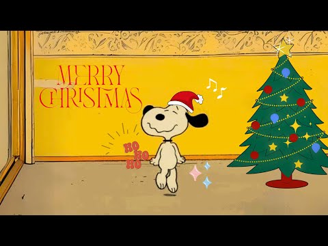 [𝗰𝗵𝗿𝗶𝘀𝘁𝗺𝗮𝘀 𝗽𝗹𝗮𝘆𝗹𝗶𝘀𝘁] Snoopy Dancing with Uplifting Jazz Tunes 🎅🏻🎄 | Cozy Holiday Vibes 🎶