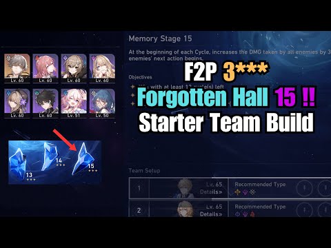 Forgotten Hall 15 | Perfect 3 Stars | Starters Only [Honkai: Star Rail]