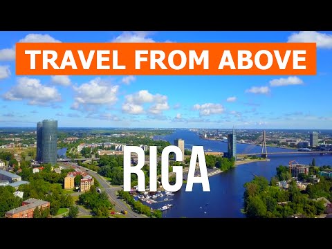 Riga from above | Drone video in 4k | Latvia, Riga city from the air