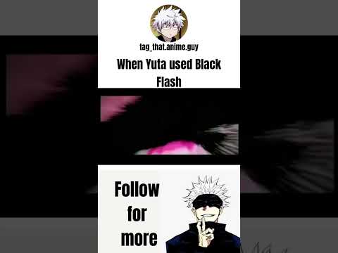 When yuta used Black flash #anime #memes #jujutsukaisen #memesdaily #meme #animememes #gojo #satoru