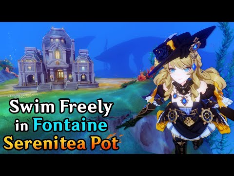 How to Swim Underwater in the Fontaine Serenitea Pot