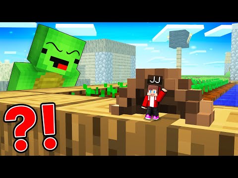 Mikey and JJ Hid in a Different Sizes in Minecraft (Maizen)