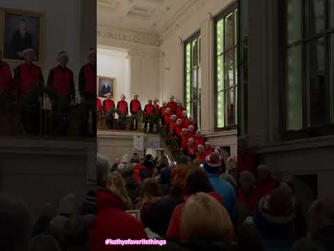 CHRISTMAS CAROLS #SaratogaSpringsVictorianStreetwalk #SaratogaSpringsNY #UpstateNY #Christmas2024