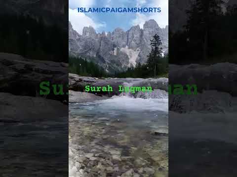 Surah Luqman urdu translation #islamicshorts#shorts#quran#whattsupstatus #shortsvideo#ytshorts