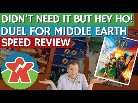 LOTR: Duel for Middle Earth - Board Game Review - Didn't Need It But Hey Ho!