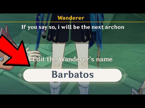 What happens if you name wanderer ''Barbatos''| Genshin Impact