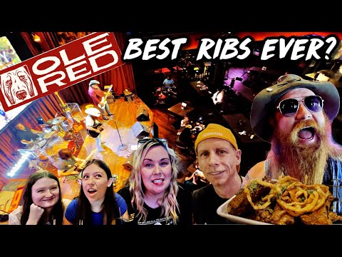 GATLINBURG TN: CHILLBILLY RED JOINS US AT OLE RED |Brand New Menu Items, BEST RIBS EVER???|