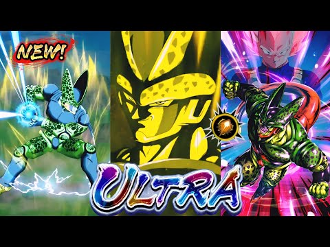 NEW ULTRA PERFECT CELL FULL GAMEPLAY 🔥!! INK BRUSH ANIMATIONS + INTRO! [Dragon Ball Legends]