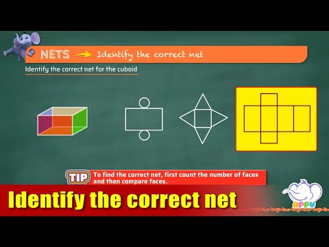 G6 - Module 4 - Exercise 1 - Identify the correct net | Appu Series | Grade 6 Math Learning