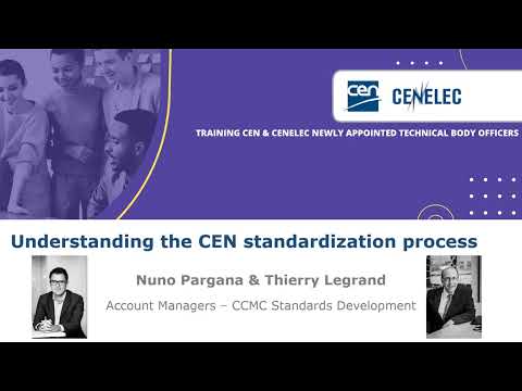 Understanding the CEN Standardization process - part 1