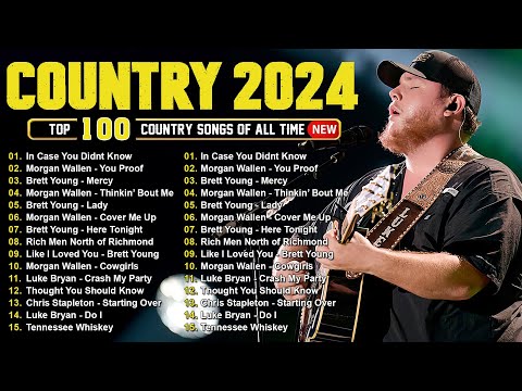 Country Music Playlist 2024 🎶 Luke Combs, Chris Stapleton, Kane Brown, Morgan Wallen, Jason Aldean