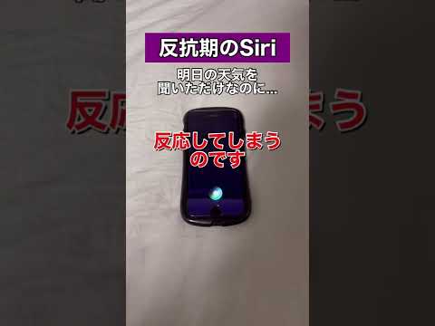 Siriに明日の天気を聞いたら余計な事を言ってくる...#shorts #siri