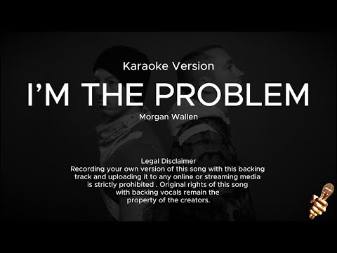 Morgan Wallen – I'm The Problem (Karaoke Version)