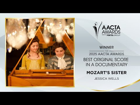 Stephen Curry Presents Mozart's Sister the AACTA Award for Best Original Score in a Documentary