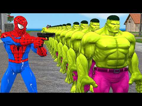 Siêu nhân nhện🔴Spider Man team rescues 5 Superheroes Superman from the bad guys Venom vs Joker