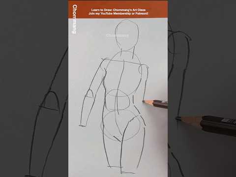 2-Minute Human Figure Drawing Challenge! #sketch #drawing #drawingclass