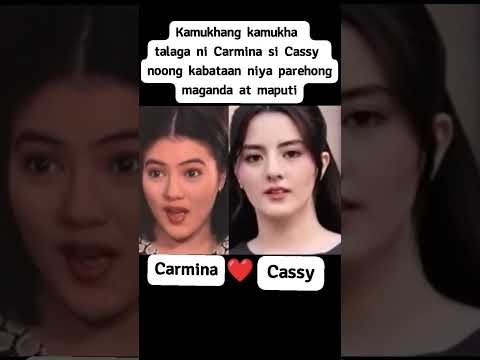 Kamukhang kamukha ni Carmina si Cassie #trending #trendingshorts