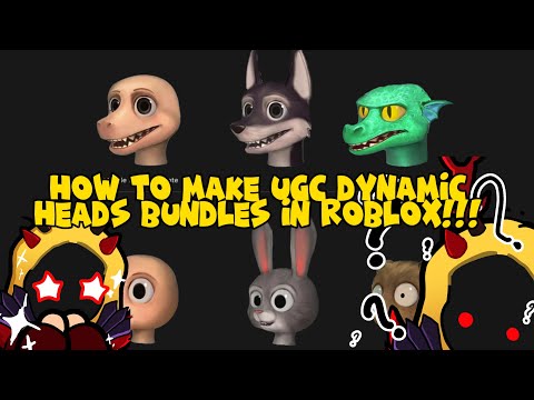 Easy and Fast Way How to make UGC Dynamic Heads Bundles in Roblox and Publish it in Roblox Catalog!