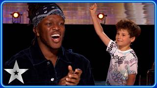 KSI is WOWED by 8-year-old magician Teddy Magic! | Auditions | BGT 2025