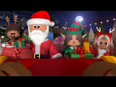 BEST FRIENDS SNEAK INTO SANTAS WORKSHOP! *WE STOLE ALL OF THE TOYS?* VOICE Roblox Bloxburg Roleplay